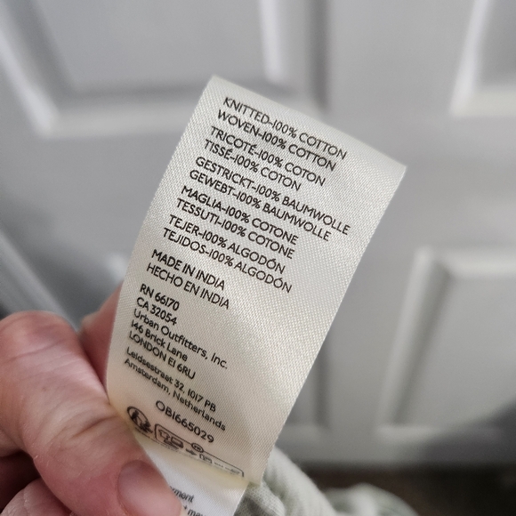 We the free green oversized tunic grunge boho cottagecore asymmetrical fairy XL - Picture 6 of 9